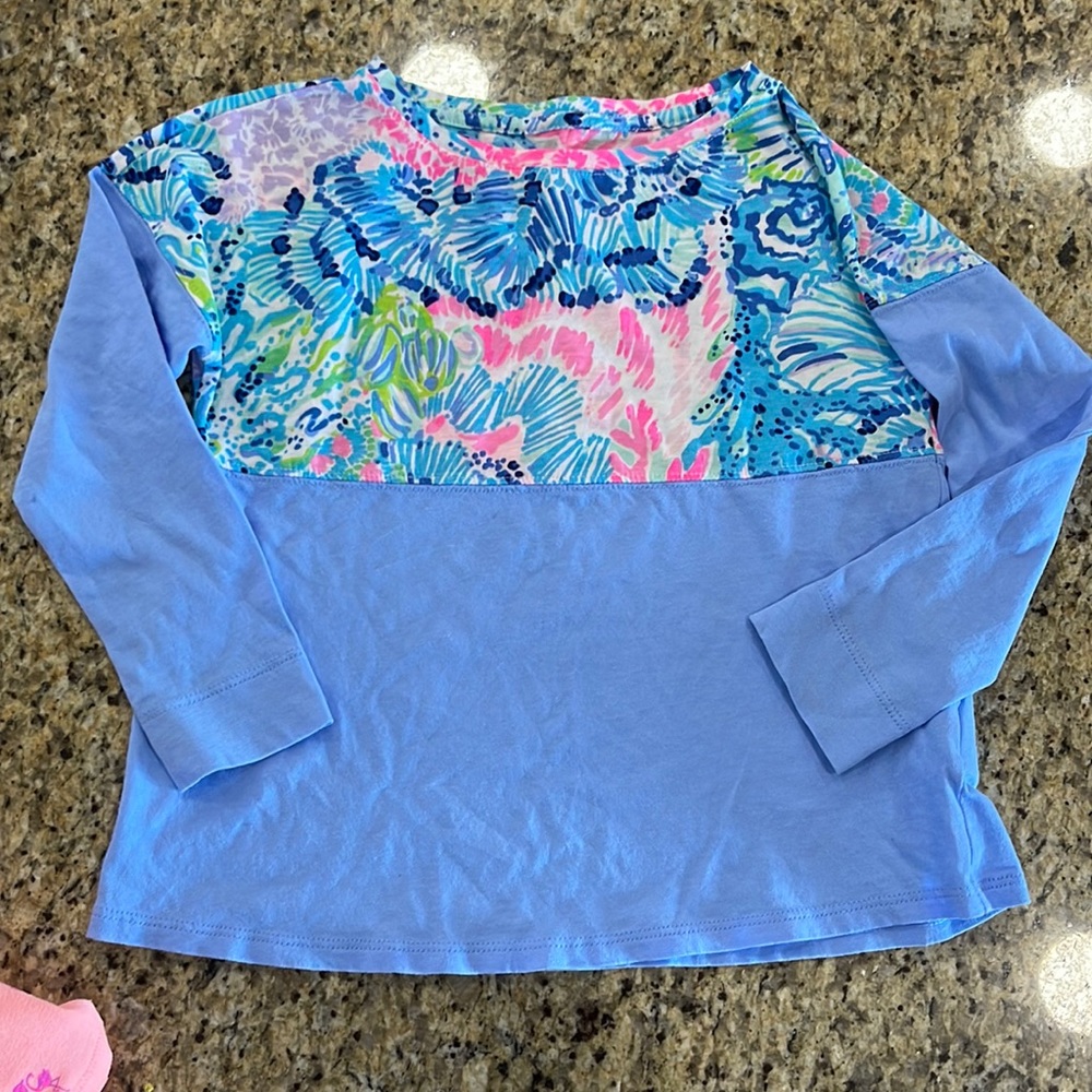 Lily Pulitzer girls mini Finn top size small 4/5